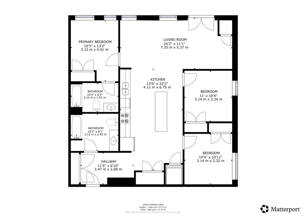 Greg Playford Place - 3 bedroom floor plan