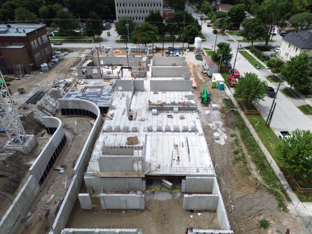 Greg Playford Place under construction