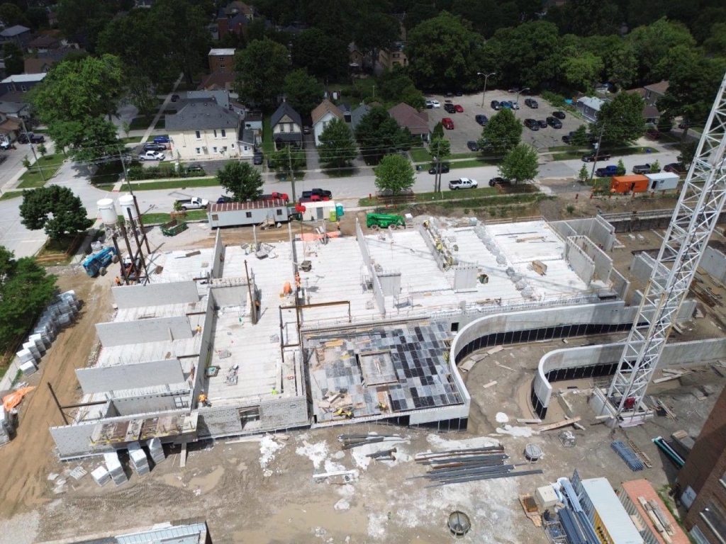 Greg Playford Place under construction