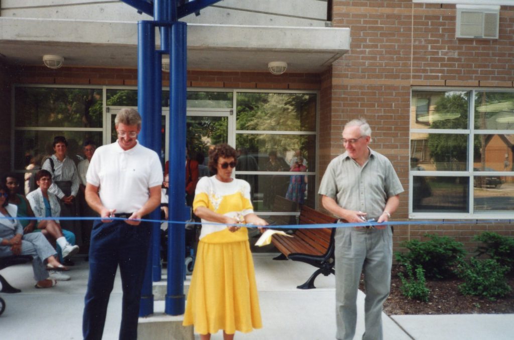 Ribbon cutting at Ottaway Place