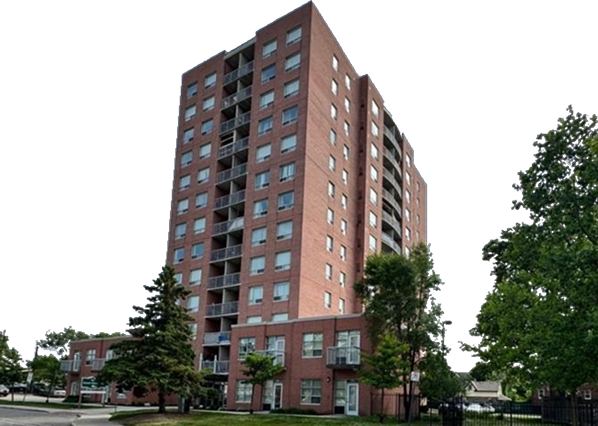 Burwell building, exterior.